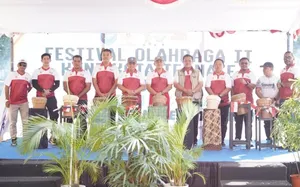 Wali Kota Resmi Buka Festival Olahraga II KONI Kota Ternate